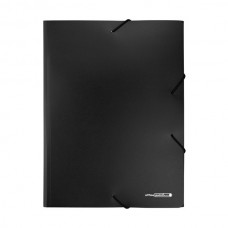 Папка с ластик PP Office Point A4 - черна Папка с ластик PP Office Point A4 - черна