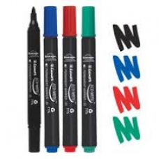 Перманентен маркер Luxor -объл червен