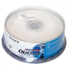 Диск Sony DVD+R 4.7GB 16x - 25 шпиндел Диск Sony DVD+R 4.7GB 16x - 25 шпиндел