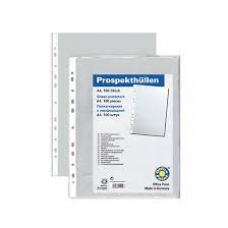 Папка джоб Office point кристал 40мик. оп.100