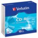 Диск Verbatim CD-R 700MB 52x Slim Диск Verbatim CD-R 700MB 52x Slim