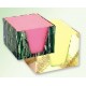 Кубче бяло/цветно с карт. поставка 77x77