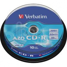 Диск Verbatim CD-R DLP 700MB 52x - 10 шпинд Диск Verbatim CD-R DLP 700MB 52x - 10 шпинд