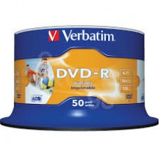 Диск Verbatim DVD-R 4.7GB 16x - 50 шпинд. Диск Verbatim DVD-R 4.7GB 16x - 50 шпинд.